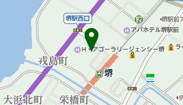 かんぽ生命保険堺支店の地図画像