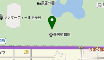 花と緑と自然の情報センターの地図画像