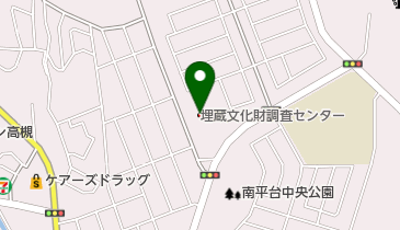 市立埋蔵文化財調査センター資料館の地図画像