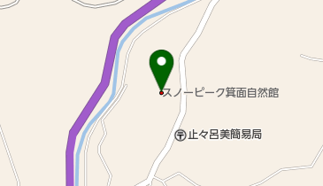 スノーピーク箕面自然館の地図画像