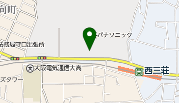 パナソニックミュージアムの地図画像