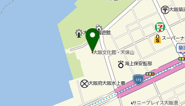 お菓子ミュージアム天保山の地図画像