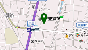 大阪市立西成図書館の地図画像