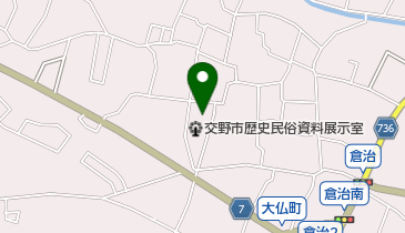 交野市立倉治図書館の地図画像