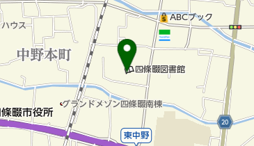 四條畷市立四條畷図書館の地図画像