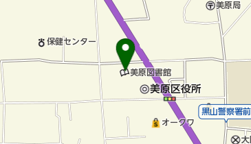 堺市立美原図書館の地図画像