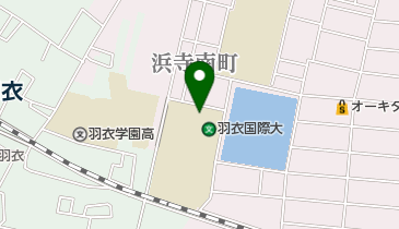 羽衣国際大学学術情報センター図書館の地図画像