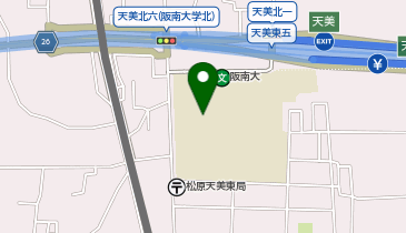 阪南大学図書館の地図画像