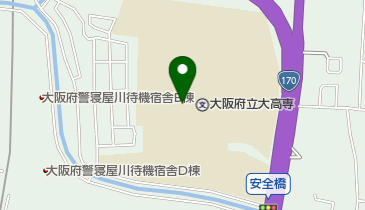 大阪公立大学工業高等専門学校図書館の地図画像