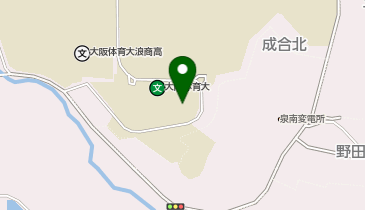 大阪体育大学図書館の地図画像