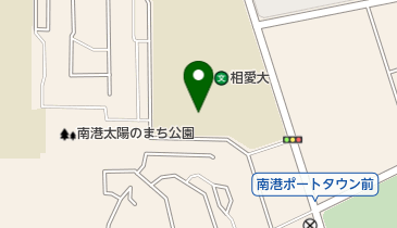 相愛大学図書館の地図画像