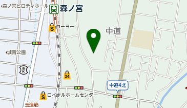 視覚障がい者支援センター点字図書館の地図画像