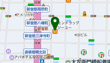大阪浮世絵美術館の地図画像