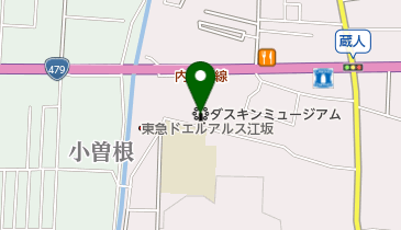 ダスキンミュージアムの地図画像