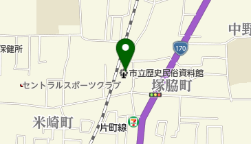 四條畷市立歴史民俗資料館の地図画像