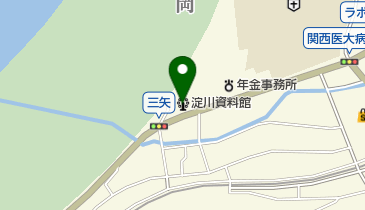 淀川資料館の地図画像