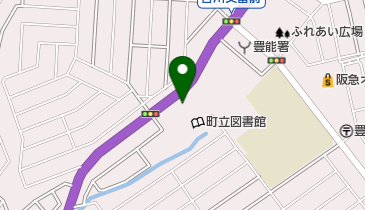 豊能町立ユーベルホールの地図画像