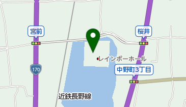 富田林市市民会館の地図画像