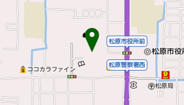 松原市文化会館の地図画像