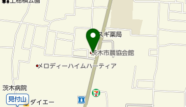 JA茨木市茨木市農協会館の地図画像