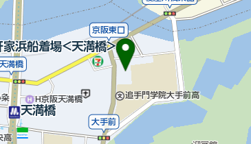 大阪府立男女共同参画・青少年センター(ドーンセンター)の地図画像