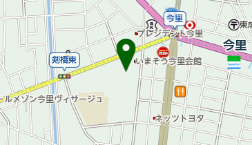 大阪市立東成区民センターの地図画像