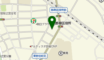 まるよし精肉店都島区民センターの地図画像