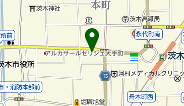 千里万博葬儀会館茨木アイ家族葬ホールの地図画像