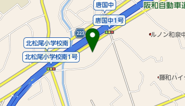 和泉中央メモリアルホールの地図画像