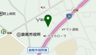 シティホール泉南の地図画像