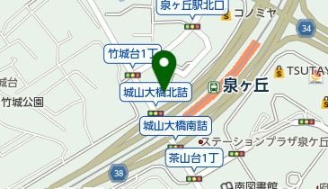 泉ヶ丘メモリアルホールの地図画像