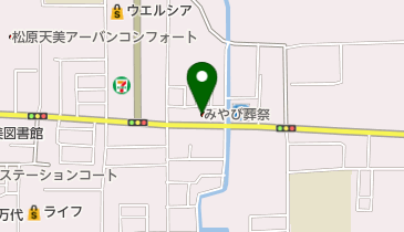 (株)みやび葬祭の地図画像