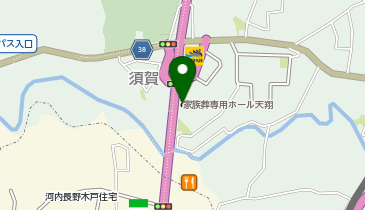 家族葬専用ホール天翔の地図画像
