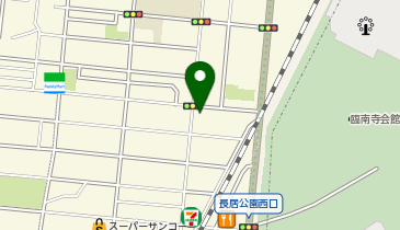 久遠長居ホールの地図画像