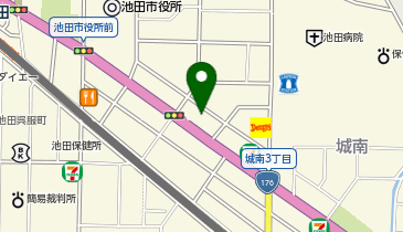 ベルコユアホール池田の地図画像