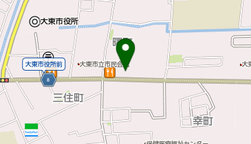 自由な家族葬千の風大東住道ホールの地図画像