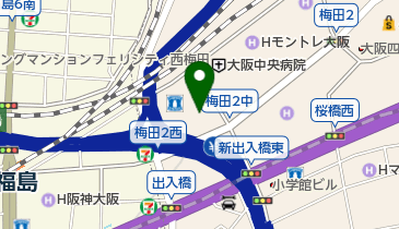 (株)下野新聞社大阪支社の地図画像