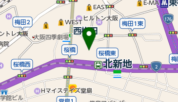 新潟日報社大阪支社の地図画像
