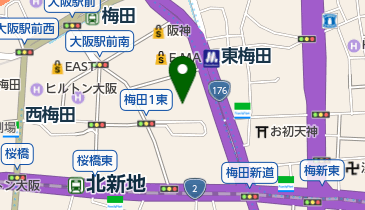 (株)北海道新聞社大阪支社の地図画像