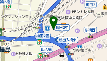 毎日新聞社大阪本社の地図画像