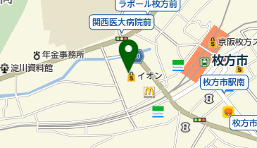 読売新聞社枚方支局の地図画像