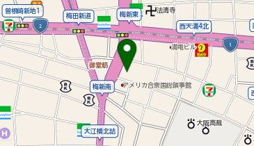 (株)サガテレビ大阪支社の地図画像