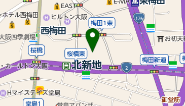 (株)テレビ岩手大阪支社の地図画像