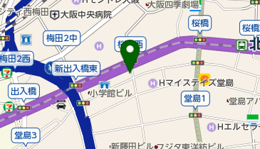 (株)テレビ金沢大阪支社の地図画像