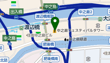 福井放送(株)大阪支社の地図画像