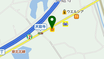 ほっかほっか亭大庭寺店の地図画像