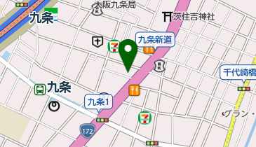 ほっかほっか亭九条新道店の地図画像