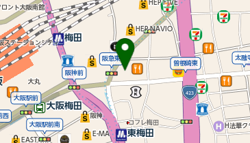 三菱UFJ信託銀行大阪支店の地図画像