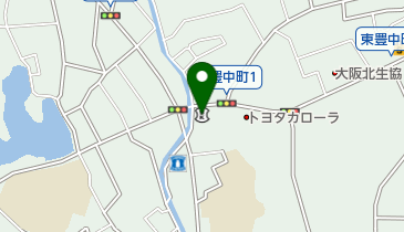 池田泉州銀行東豊中支店の地図画像