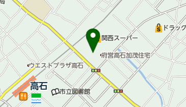 池田泉州銀行高石支店の地図画像